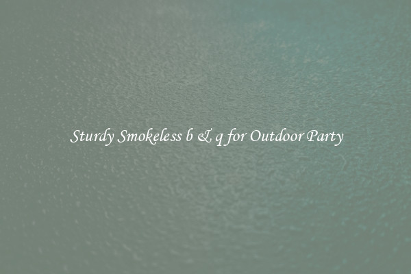Sturdy Smokeless b & q for Outdoor Party