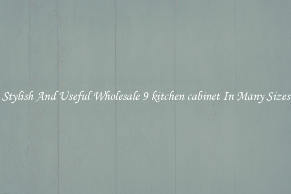Stylish And Useful Wholesale 9 kitchen cabinet In Many Sizes