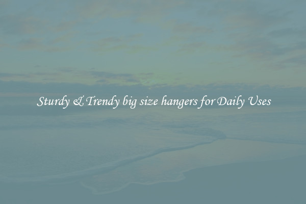 Sturdy & Trendy big size hangers for Daily Uses